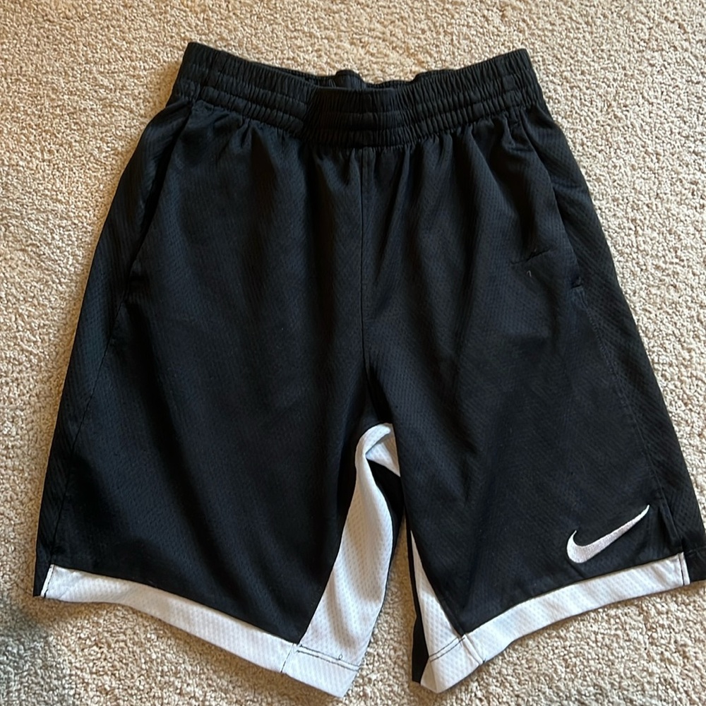 Nike, black shirts with white stripe, $10, smoke free home